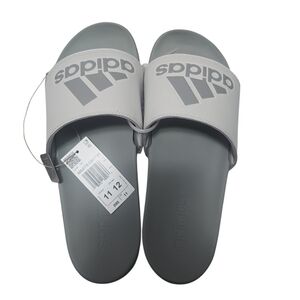 Adidas Gray Slide Sandals
